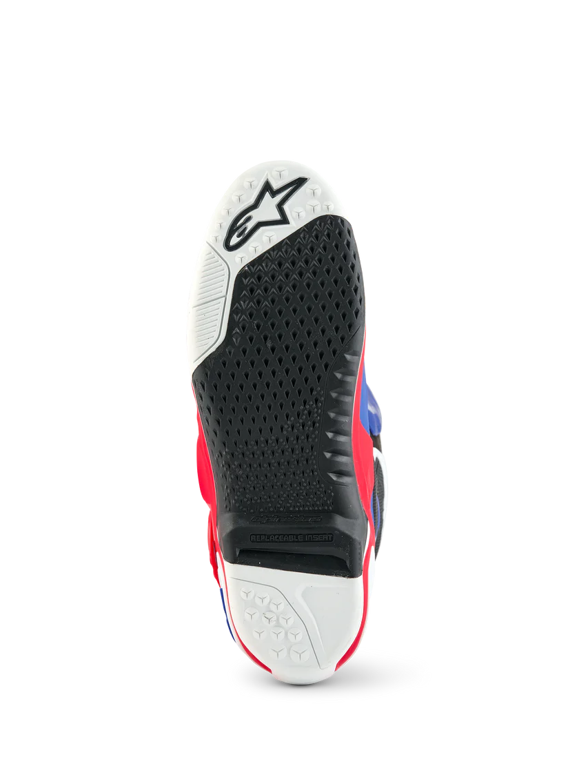 Alpinestars Tech 10 Boots Bright Red/ White/Blue