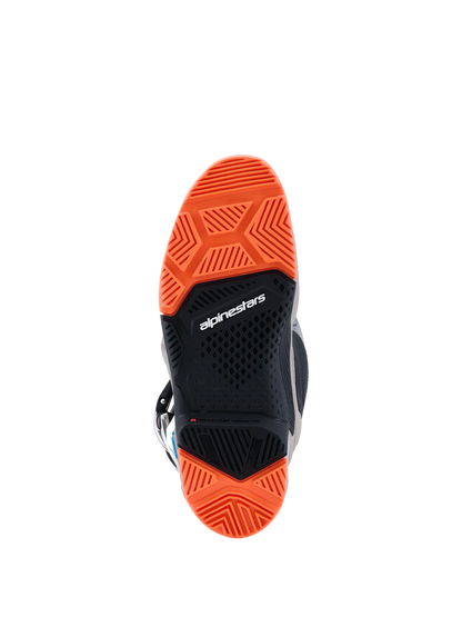 Alpinestars Tech 7 Enduro 2026 Boots White/Warm Grey/Orange Fluo