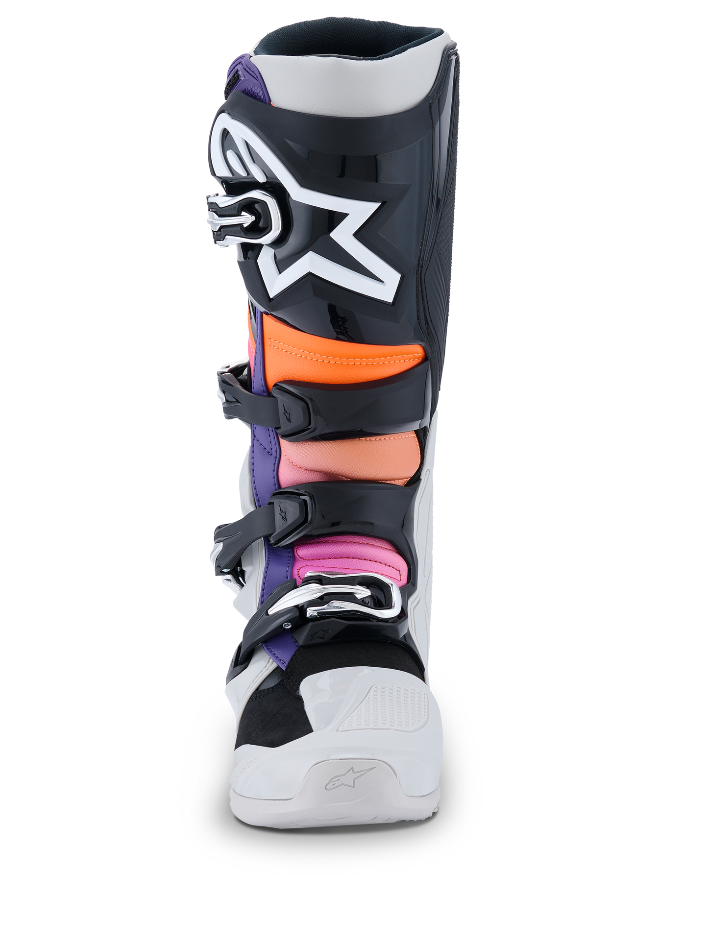 Alpinestars Tech 7 Boots Black/Light Gray/Orange Fluo/Magenta