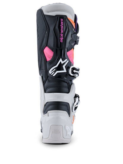 Alpinestars Tech 7 Boots Black/Light Gray/Orange Fluo/Magenta