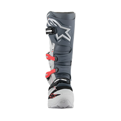 Alpinestars Tech 7 Enduro Boots Light Grey/Dark Grey/Red