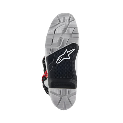 Alpinestars Tech 7 Enduro Boots Light Grey/Dark Grey/Red