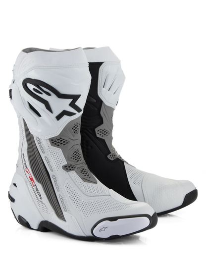 Alpinestars Supertech R Vented Boots White/Grey/Black