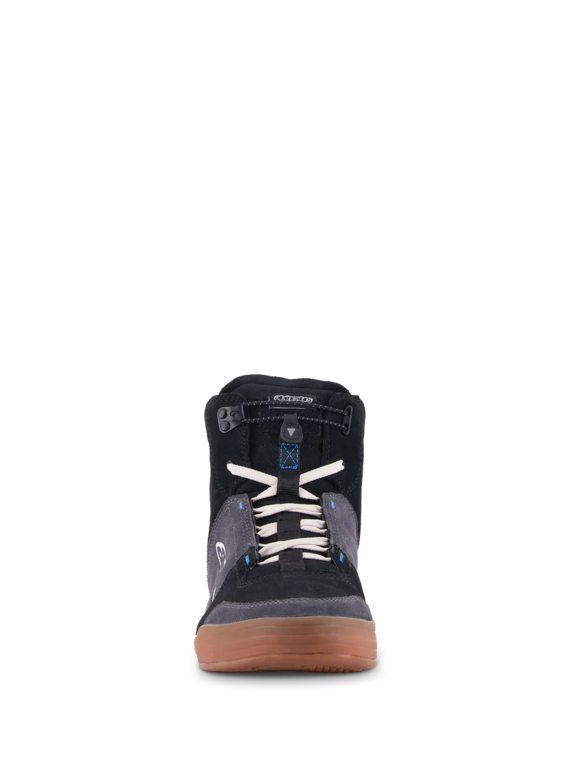 Alpinestars Chrome Shoes Black/Asphalt/Gum Blue