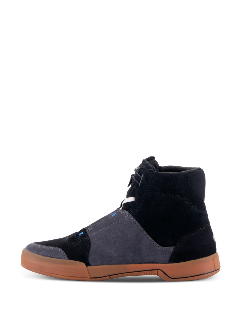 Alpinestars Chrome Shoes Black/Asphalt/Gum Blue
