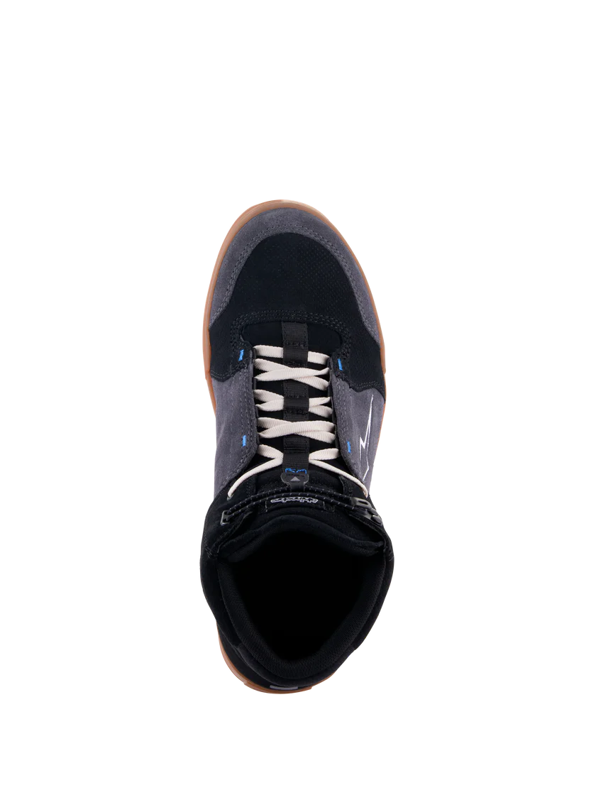 Alpinestars Chrome Shoes Black/Asphalt/Gum Blue