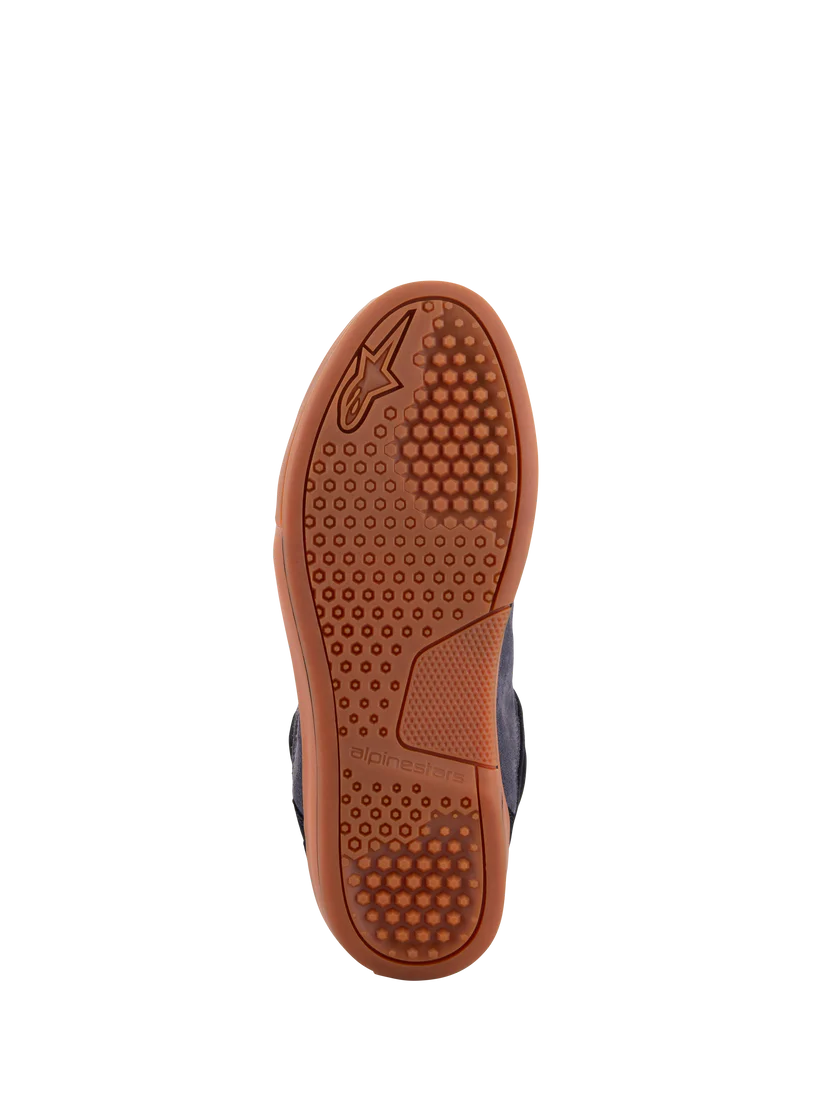 Alpinestars Chrome Shoes Black/Asphalt/Gum Blue