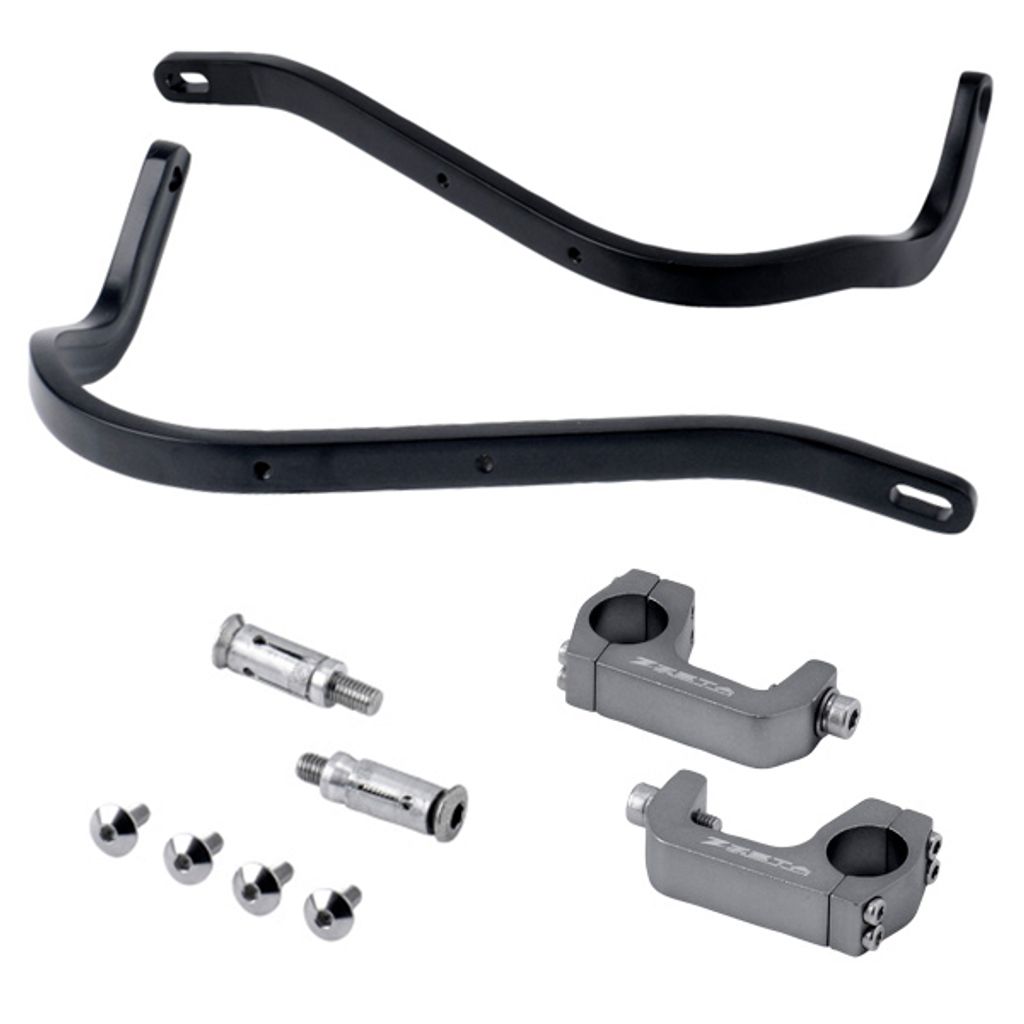 Zeta Armor Handguard XC Kit (U-Clamp 28.6mm) - Black/Black