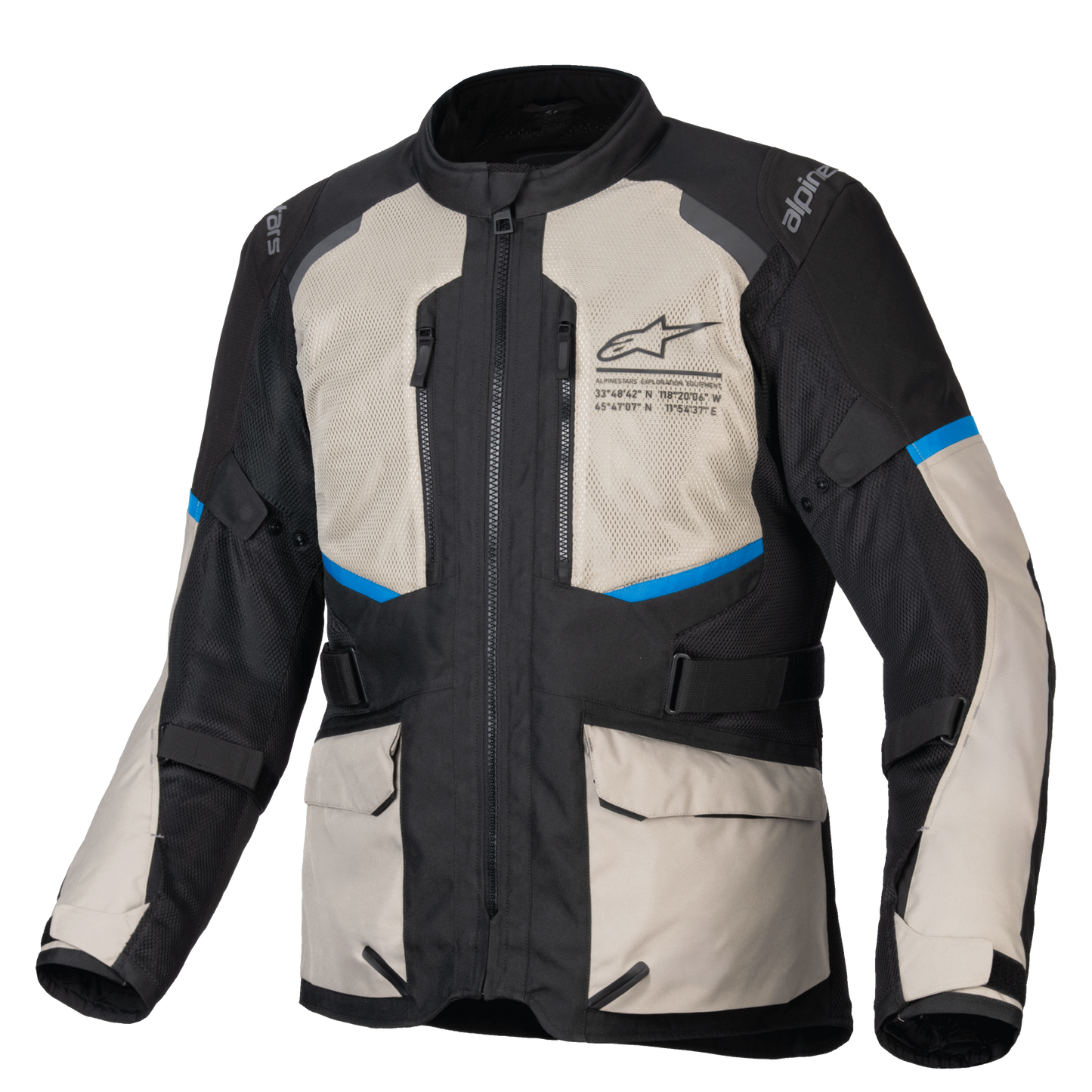 Alpinestars Andes Air Drystar Jacket Black/Grey/Blue
