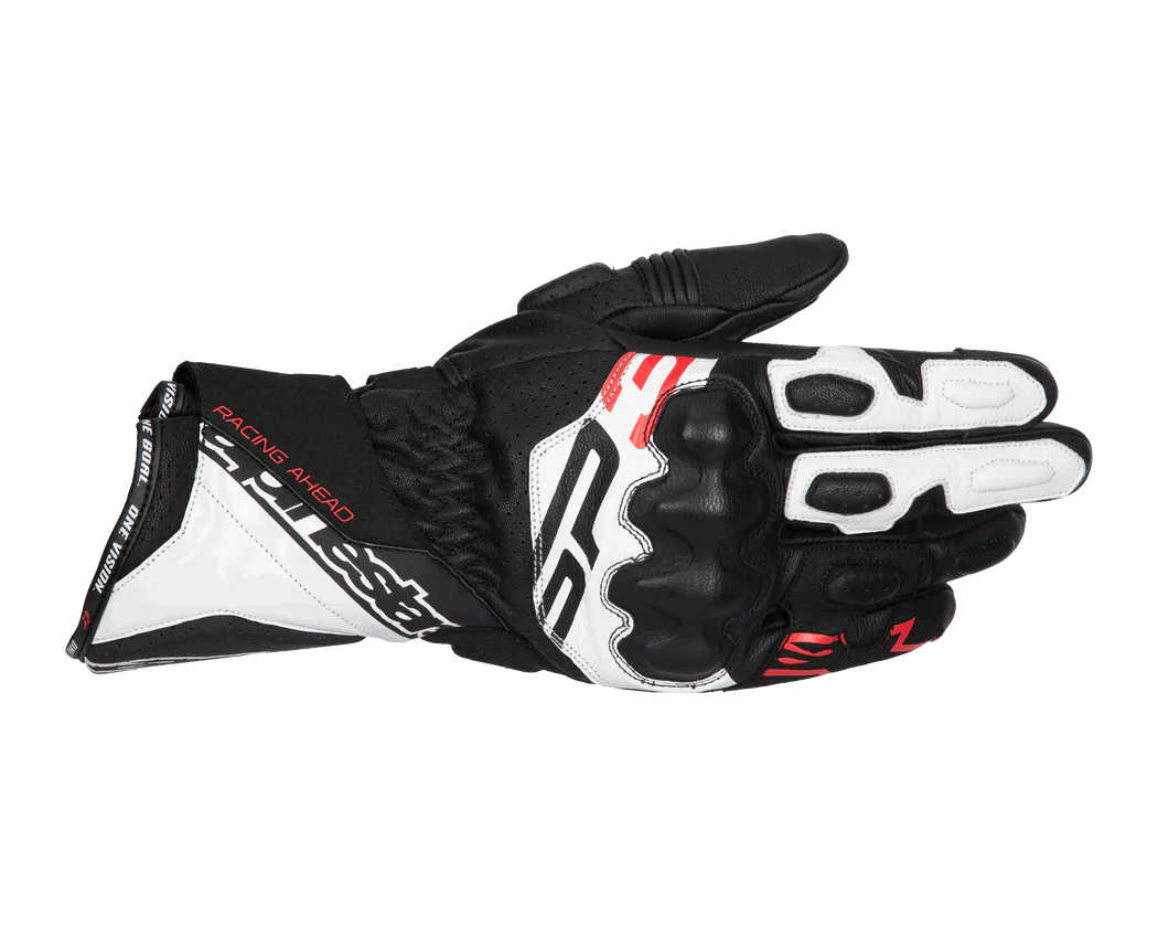 Alpinestars SP-3 Gloves Black/White/Red Flou