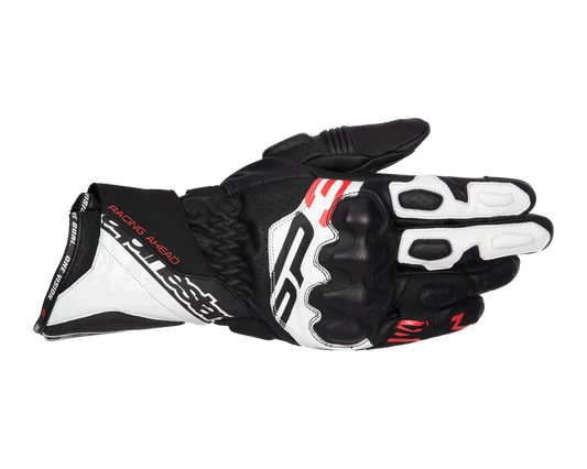 Alpinestars SP-3 Gloves Black/White/Red Flou