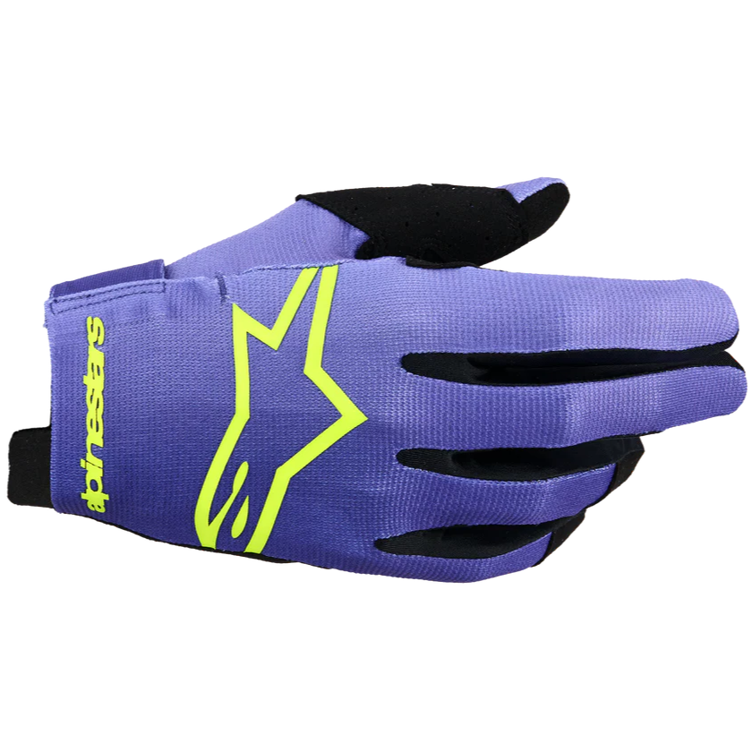 Alpinestars 2026 Radar Gloves Purple/Yellow Fluo