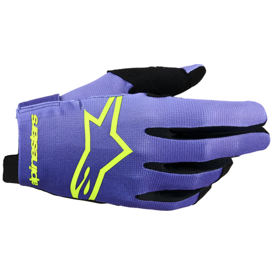 Alpinestars 2026 Radar Gloves Purple/Yellow Fluo