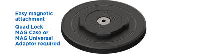 Quad Lock Mag Standard Head - Car/Desk