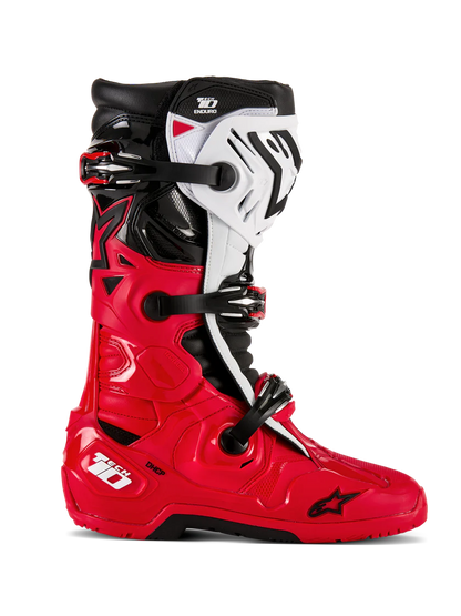 Alpinestars Tech 10 Enduro Boots 2025 Bright Red/Black/White