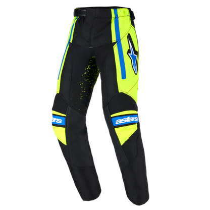 Alpinestars 2026 Kids Racer Nomur Pants Dark Navy/Yellow Fluo/Ucla Blue