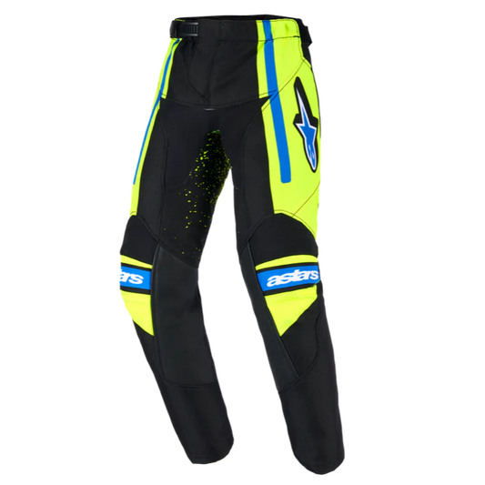 Alpinestars 2026 Kids Racer Nomur Pants Dark Navy/Yellow Fluo/Ucla Blue