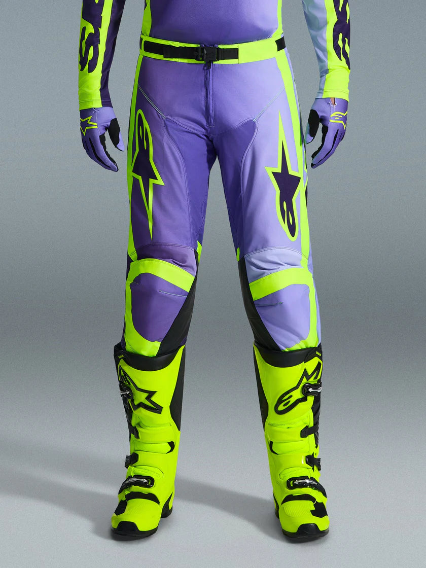 Alpinestars 2026 Racer Portl Pants Purple/Yellow Fluo
