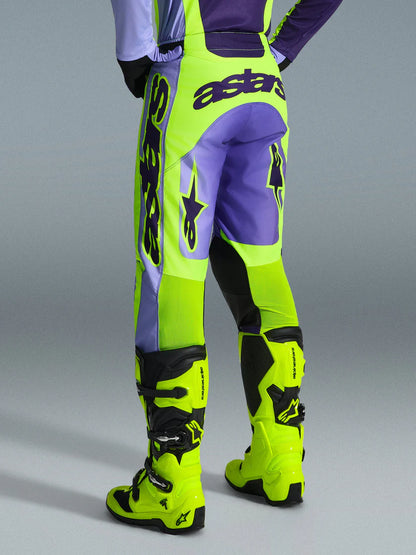 Alpinestars 2026 Racer Portl Pants Purple/Yellow Fluo