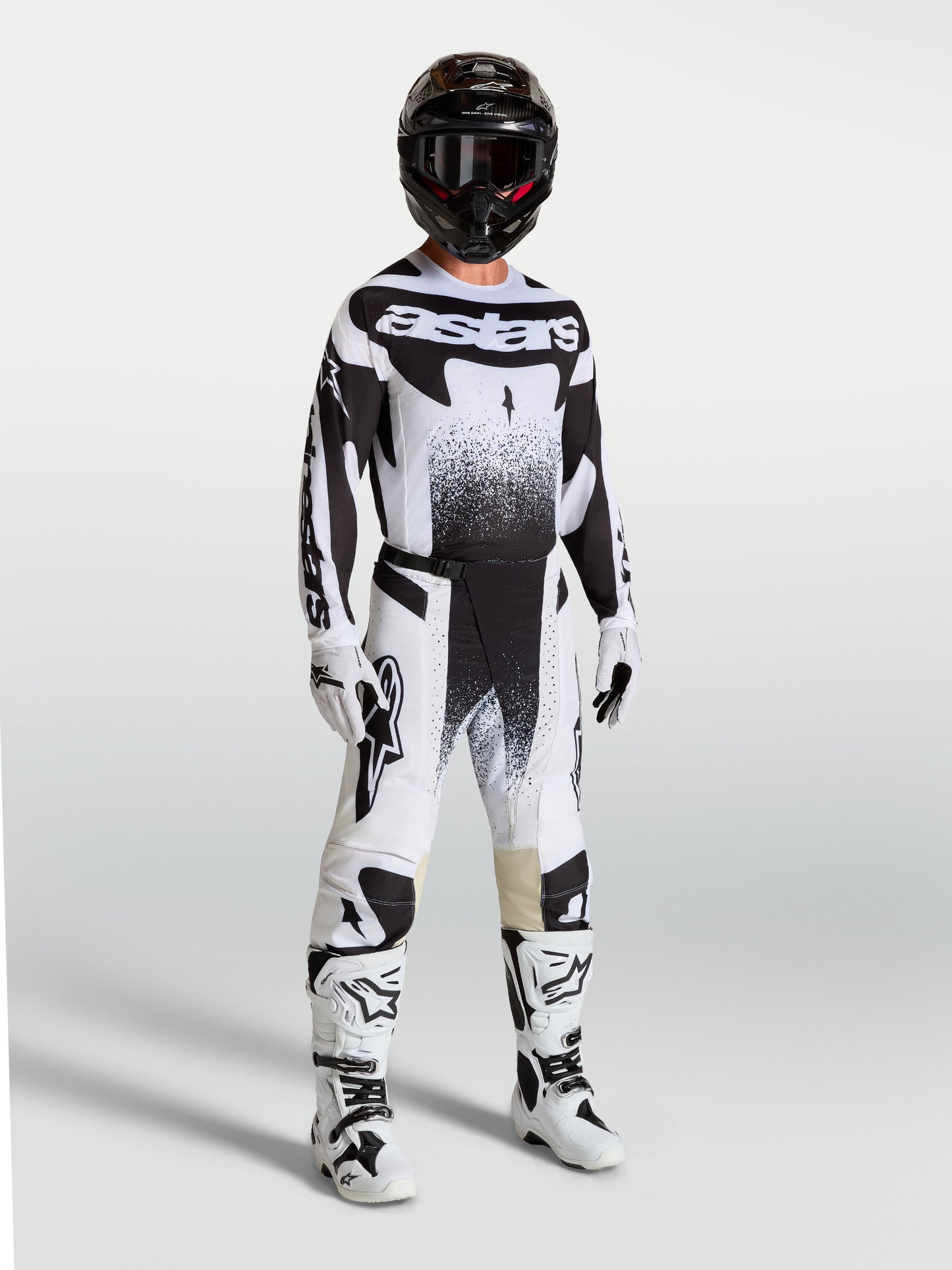 Alpinestars 2027 Techstar Swan Pants White Black