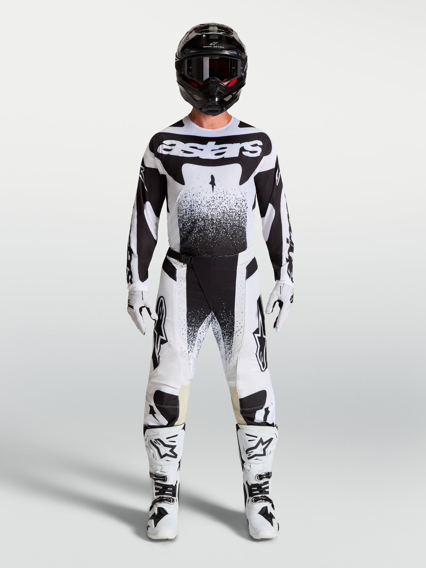 Alpinestars 2027 Techstar Swan Pants White Black