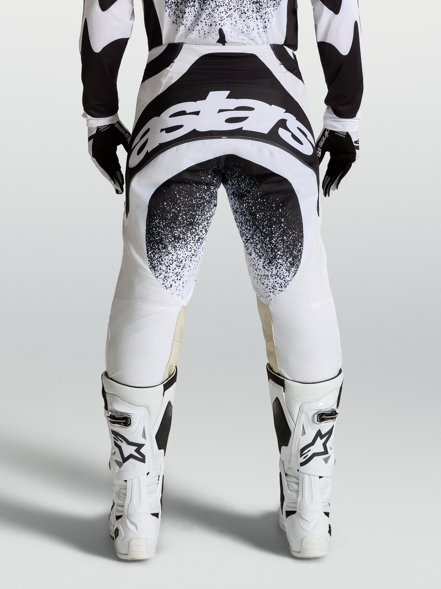 Alpinestars 2027 Techstar Swan Pants White Black
