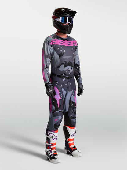 Alpinestars 2027 Racer Lone Pants Gray Camo Purple