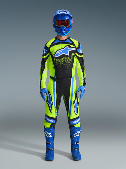 Alpinestars 2026 Techstar Nomur Pants Dark Navy/Yellow Fluo/Ulca Blue