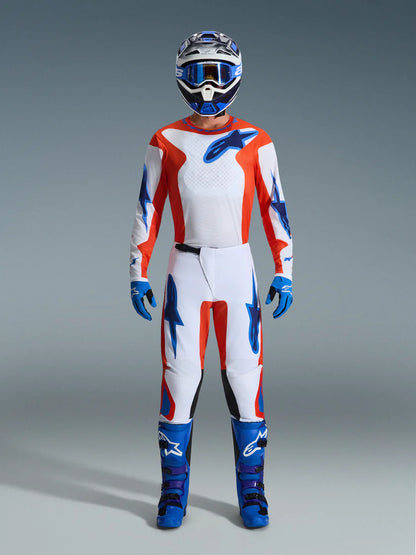 Alpinestars 2026 Fluid Grid Pants Orange/Ucla Blue