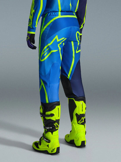 Alpinestars 2026 Fluid Apex Pants Blue/Yellow Fluo