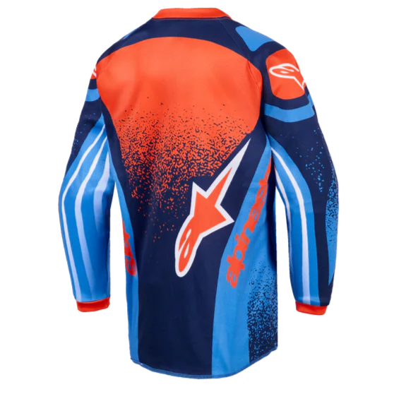 Alpinestars 2026 Kids Racer Nomur Jersey Dark Navy/Orange/Ucla Blue