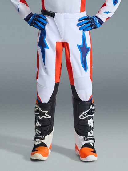 Alpinestars 2026 Youth Fluid Grid Pants Orange/Ucla Blue