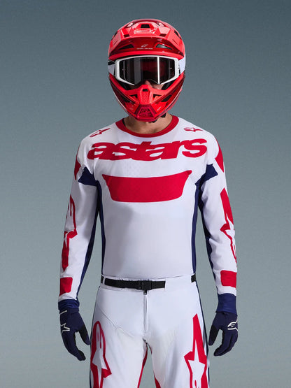 Alpinestars 2026 Racer Riway Jersey White/Blue/Red