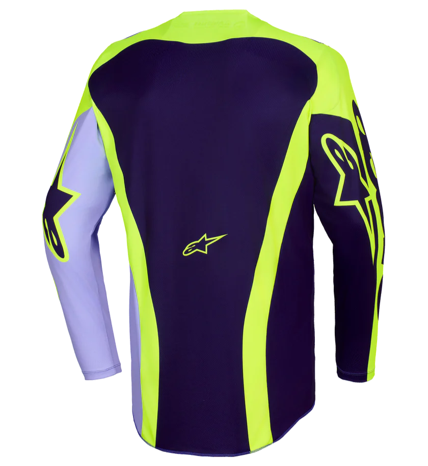 Alpinestars 2026 Racer Portl Jersey Purple/Yellow Fluo