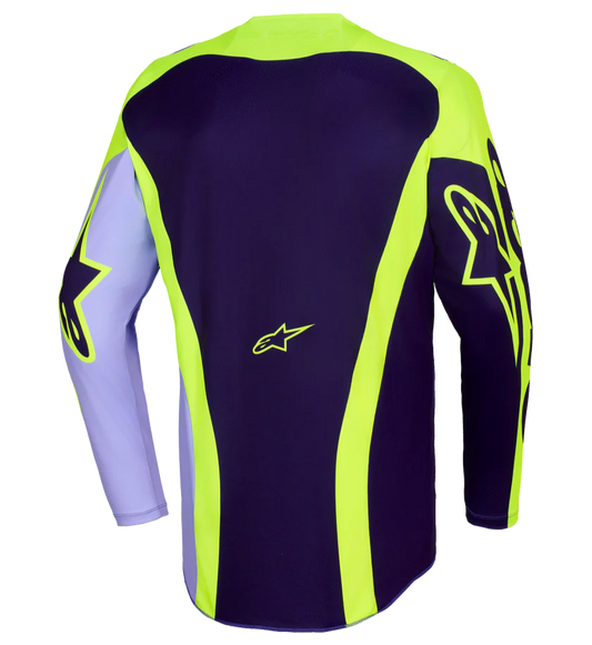Alpinestars 2026 Racer Portl Jersey Purple/Yellow Fluo