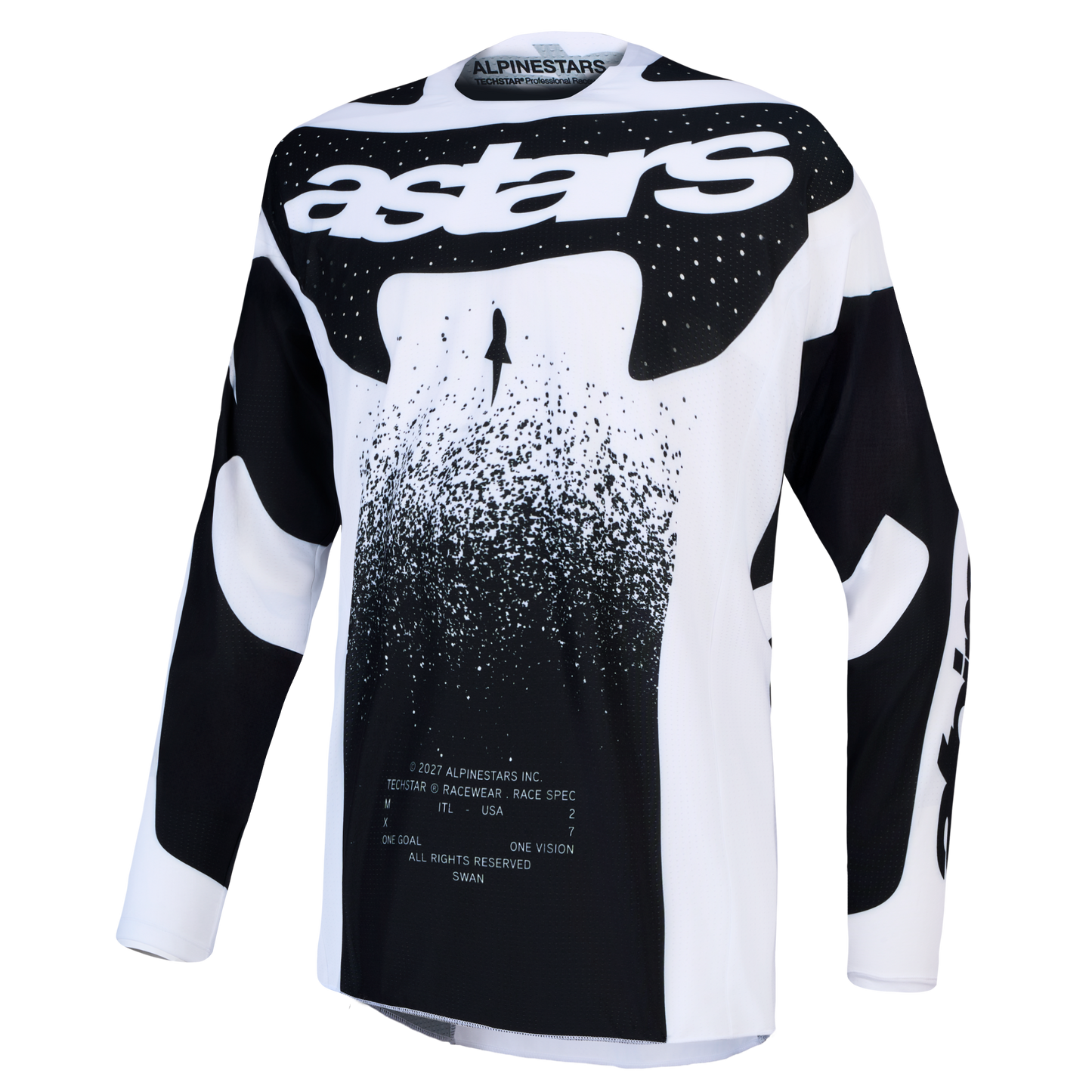 Alpinestars 2027 Techstar Swan Jersey Black/White