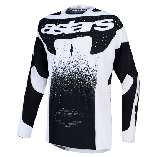 Alpinestars 2027 Techstar Swan Jersey Black/White