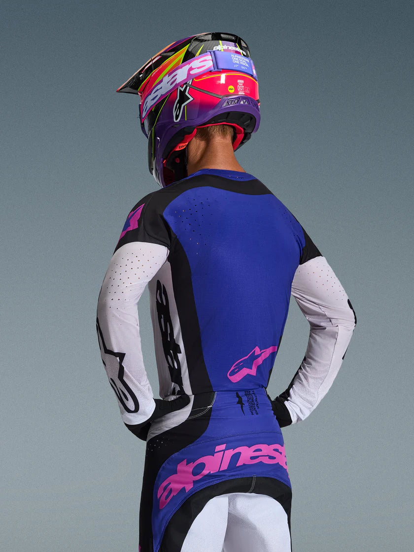 Alpinestars 2026 Techstar Knif Jersey Black/Light Gray/Purple