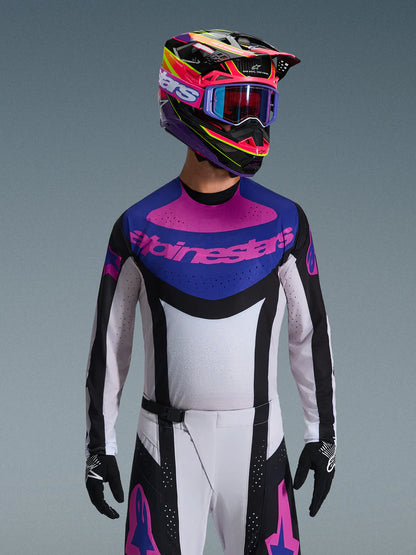 Alpinestars 2026 Techstar Knif Jersey Black/Light Gray/Purple