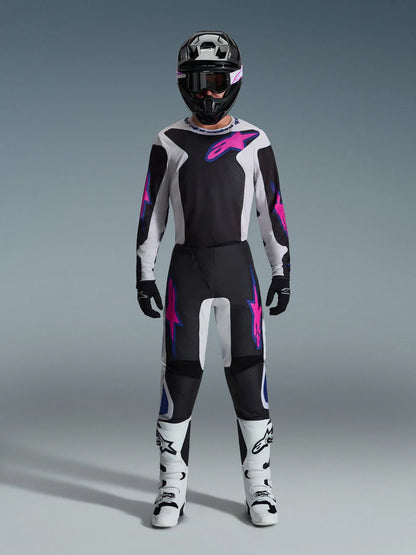 Alpinestars 2026 Fluid Grid Jersey Black/Light Grey/Purple
