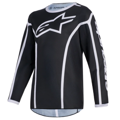 Alpinestars 2026 Youth Fluid Apex Jersey Black/Gray