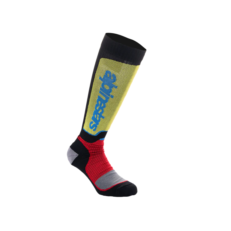 Alpinestars MX Plus Socks Black/Red/Blue