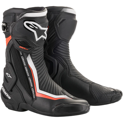 Alpinestars SMX-Plus V2 Black/White/Red Flou