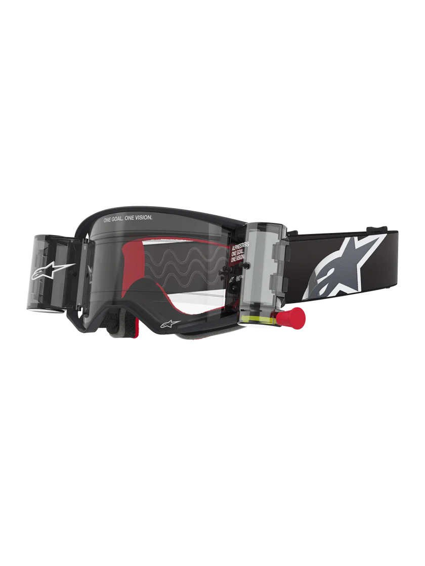 Alpinestars Supertech Corp Goggles Black/Grey Clear Roll Off