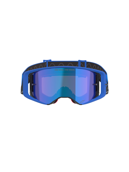 Alpinestars Supertech Stream Goggles – Blue / Blue Mirror