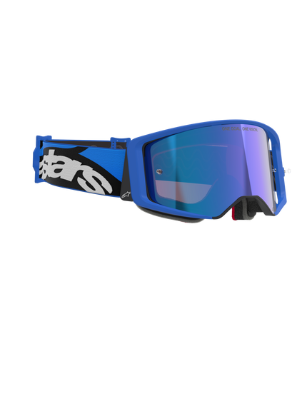 Alpinestars Supertech Stream Goggles – Blue / Blue Mirror