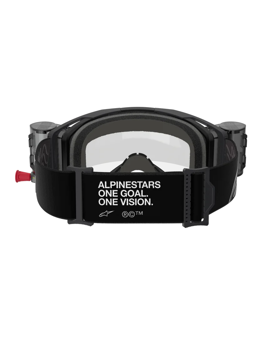 Alpinestars Vision 8 Corp Goggles Black Clear Roll Off