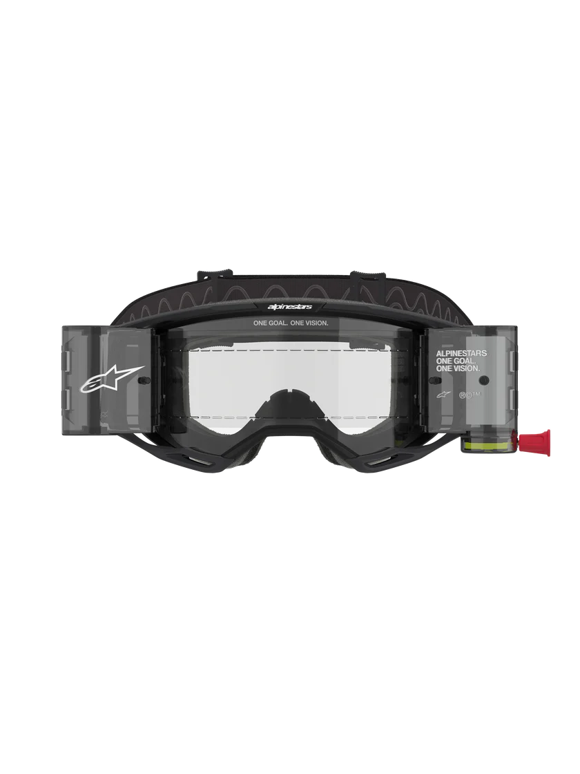 Alpinestars Vision 8 Corp Goggles Black Clear Roll Off