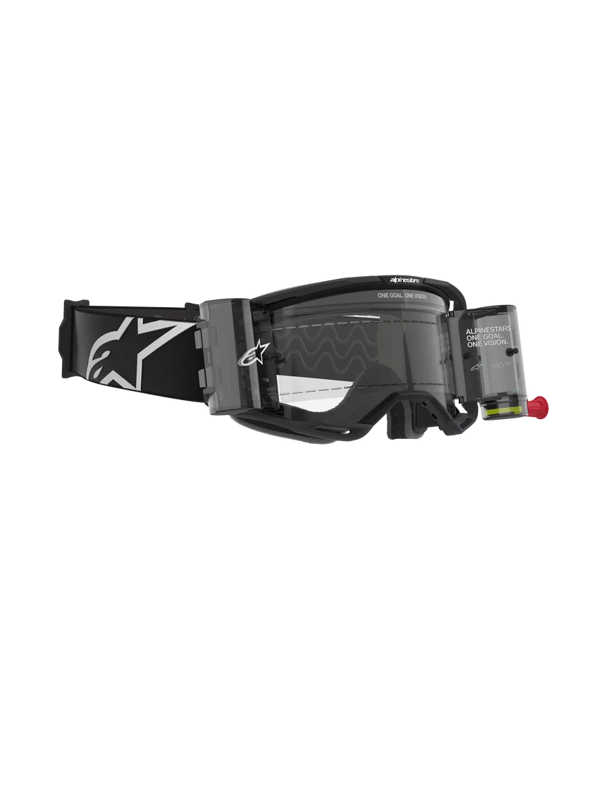 Alpinestars Vision 8 Corp Goggles Black Clear Roll Off