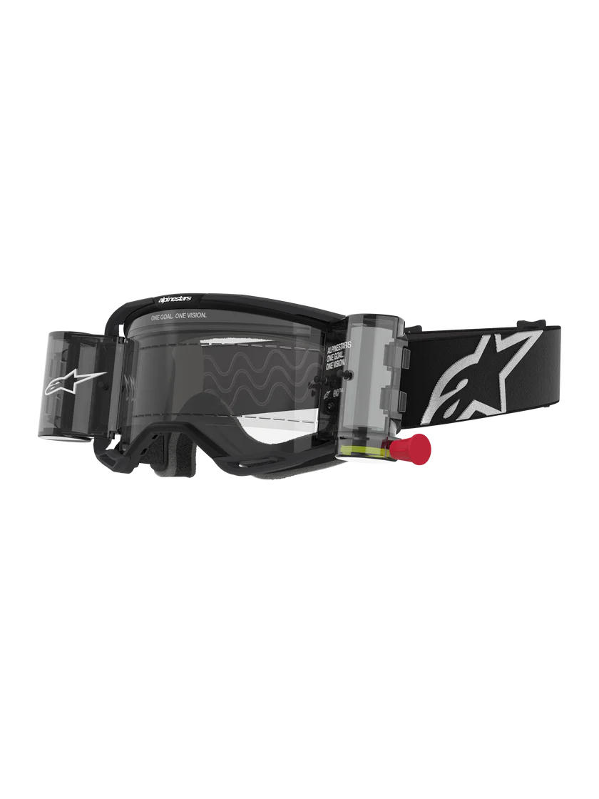 Alpinestars Vision 8 Corp Goggles Black Clear Roll Off